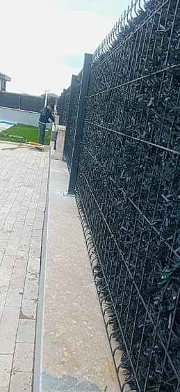 antrasit gıri çimteli ve panel çit 